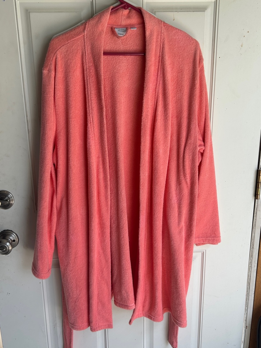 Sonoma Coral Bathrobe